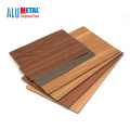 Alumetal Alucobond Wood Color 6mm 4mm ACP ACM Plate Decorative Aluminium Composite Panel Projeto Aluminio